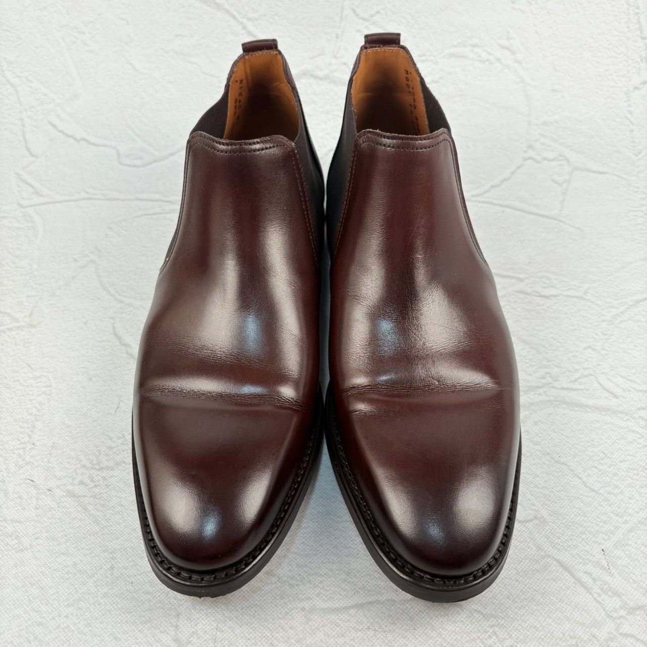 【美品】Berwick バーウィック 548 LADADB サイドゴアブーツ ダイナイトソール 茶 7 / 26cm [W3271]