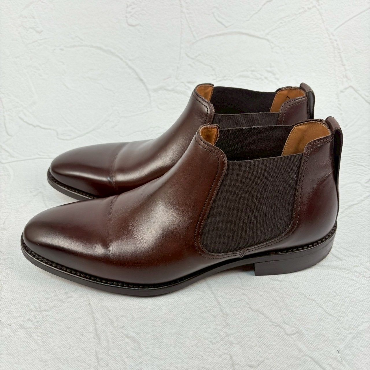【美品】Berwick バーウィック 548 LADADB サイドゴアブーツ ダイナイトソール 茶 7 / 26cm [W3271]