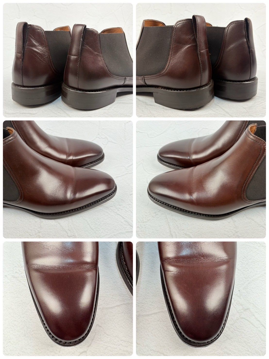 【美品】Berwick バーウィック 548 LADADB サイドゴアブーツ ダイナイトソール 茶 7 / 26cm [W3271]
