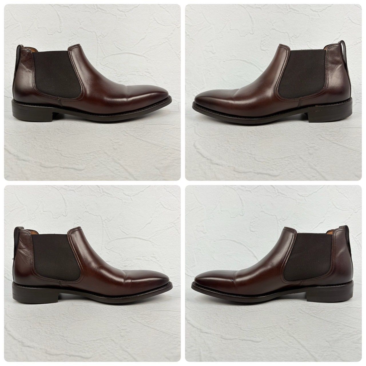 【美品】Berwick バーウィック 548 LADADB サイドゴアブーツ ダイナイトソール 茶 7 / 26cm [W3271]