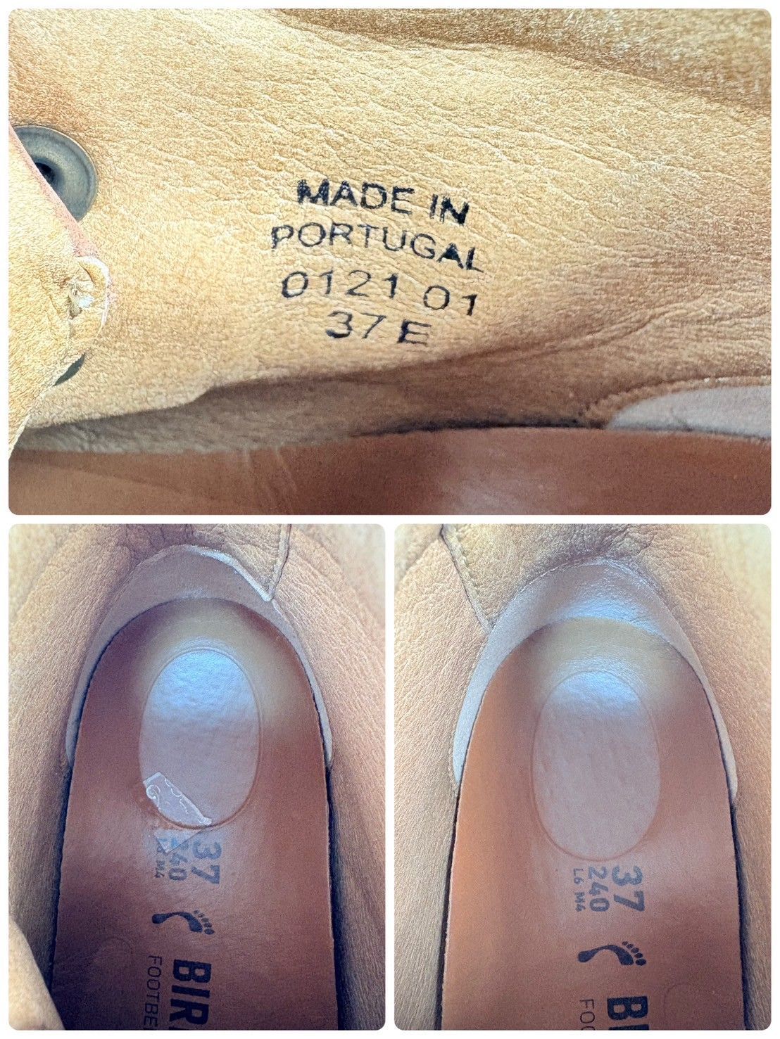 【美品】BIRKENSTOCK ビルケンシュトック マウンテンブーツ ヌバック コマンドソール 茶 ブラウン 37E / 24.0cm【W3355】
