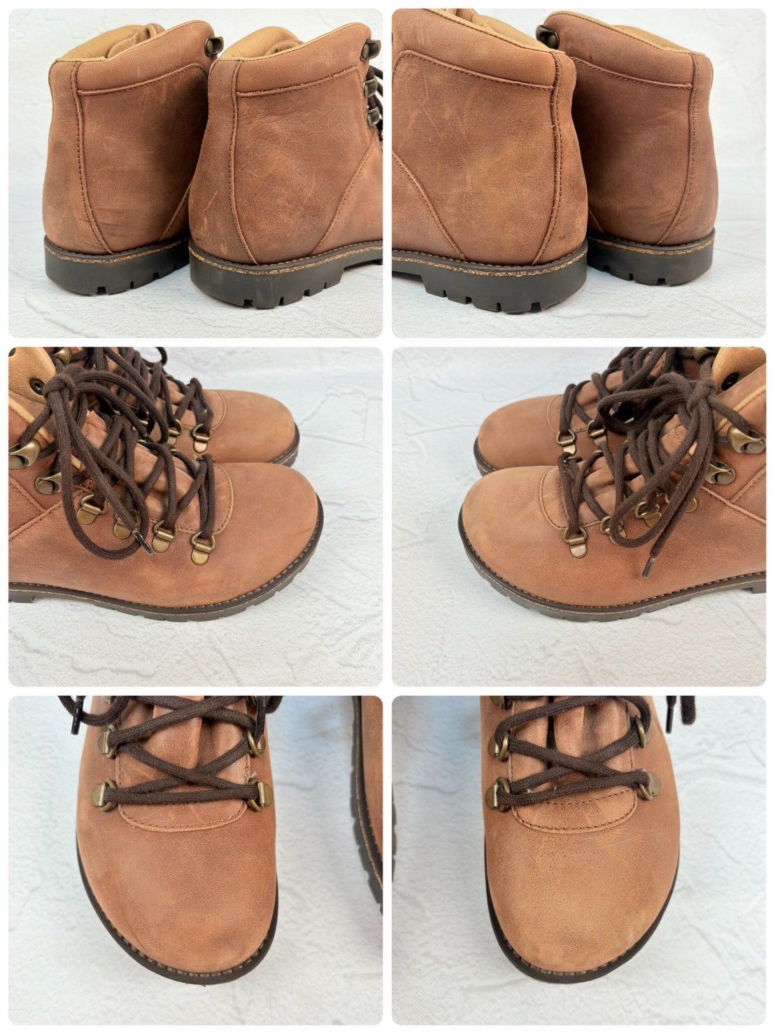 【美品】BIRKENSTOCK ビルケンシュトック マウンテンブーツ ヌバック コマンドソール 茶 ブラウン 37E / 24.0cm【W3355】