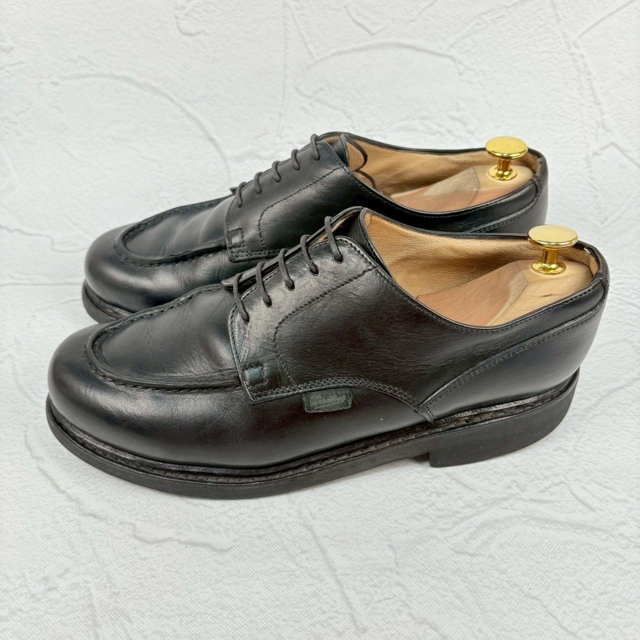 Paraboot パラブーツ CHAMBORD シャンボード Uチップ 外羽根 黒 UK7 / 25.5cm [W3333]