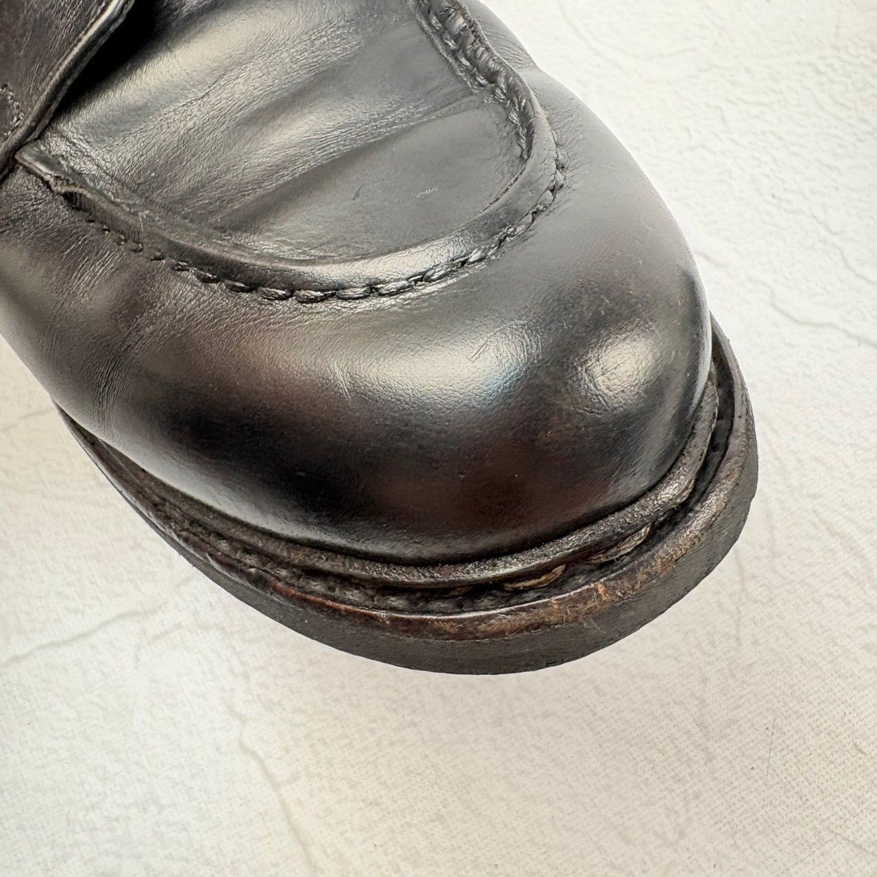 Paraboot パラブーツ CHAMBORD シャンボード Uチップ 外羽根 黒 UK7 / 25.5cm [W3333]