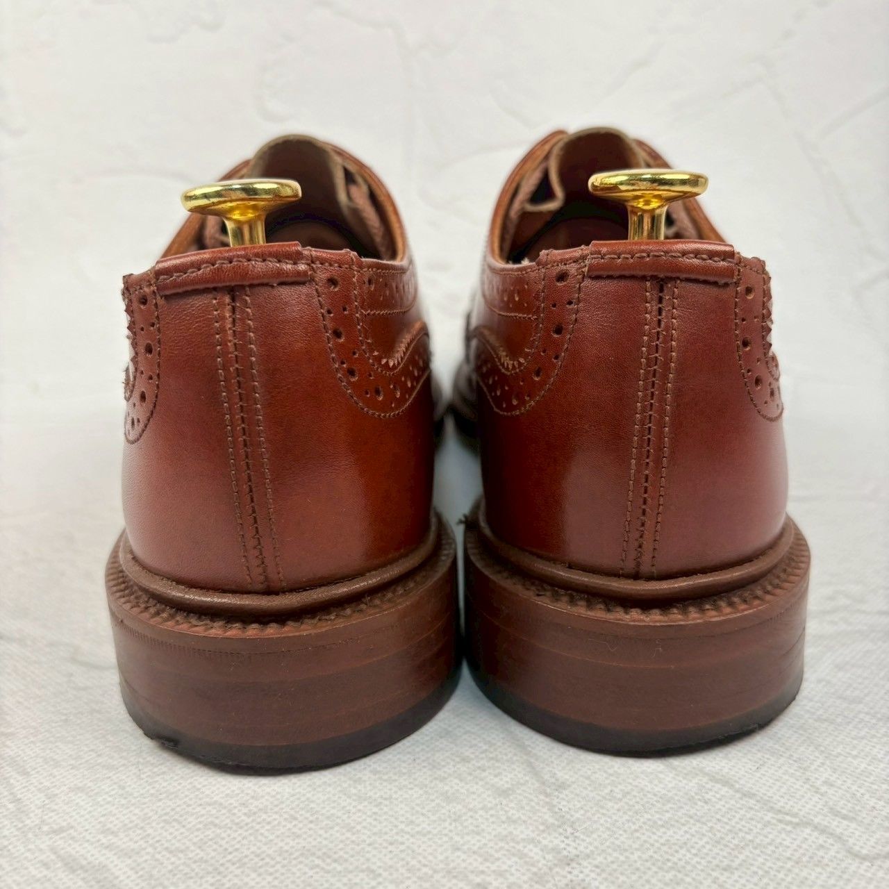 【美品】Tricker's トリッカーズ BOURTON バートン 茶 ブラウン 6.5-4 [W3249]
